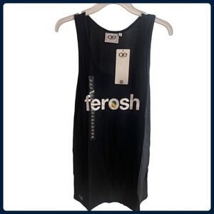 New Queer Eye Ferosh Rainbow Pride LGBTQ Black Cotton Tank Top‎ Tee L